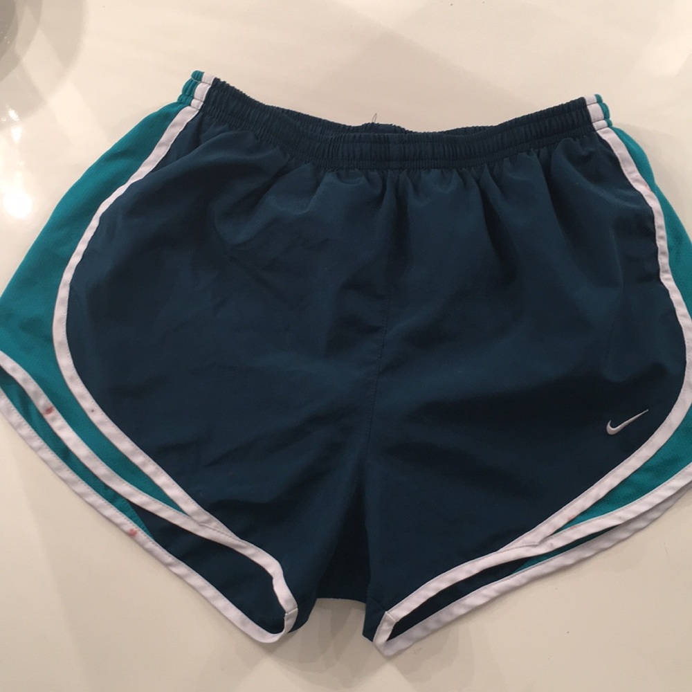 Dark turquoise Nike shorts